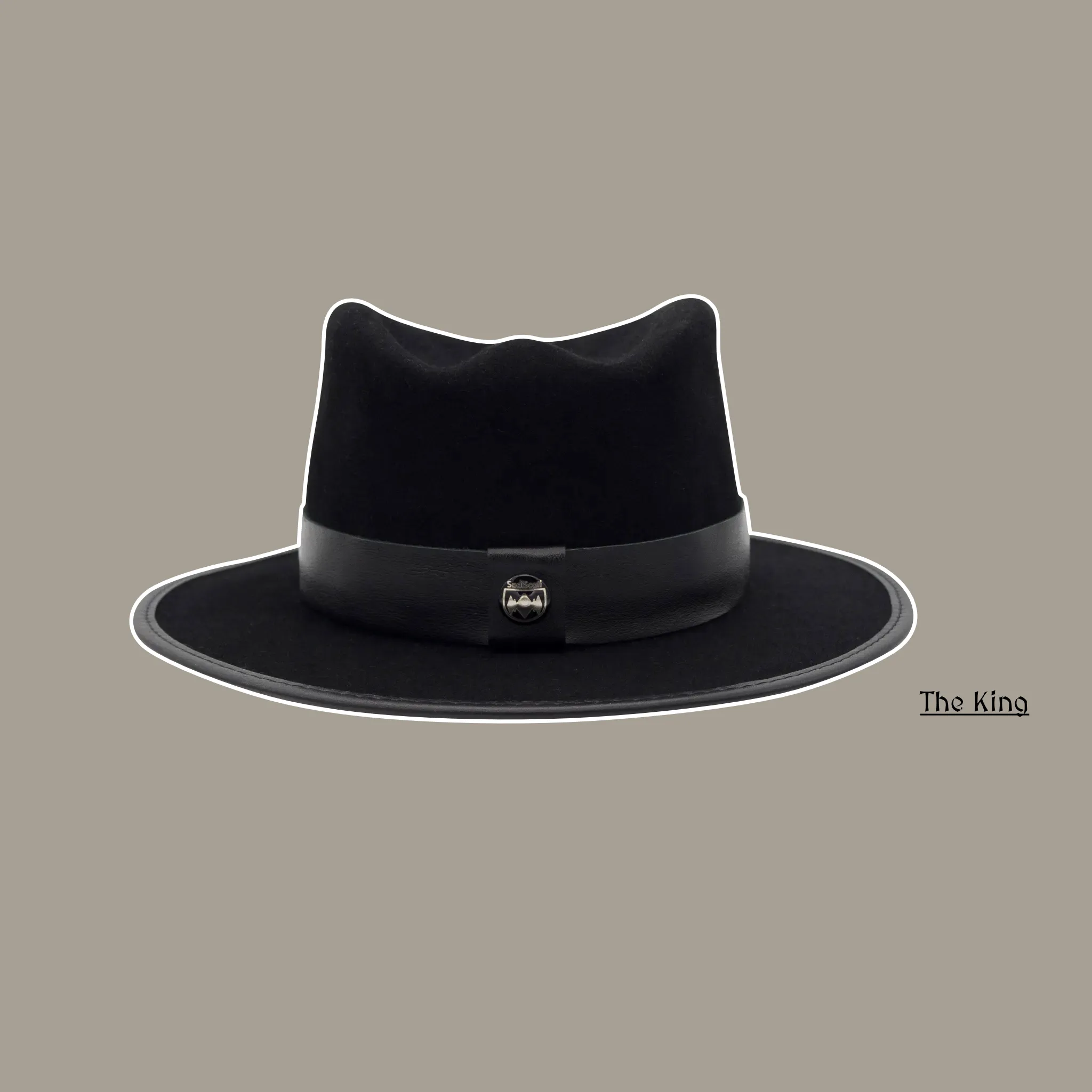 The King hat in black click on it